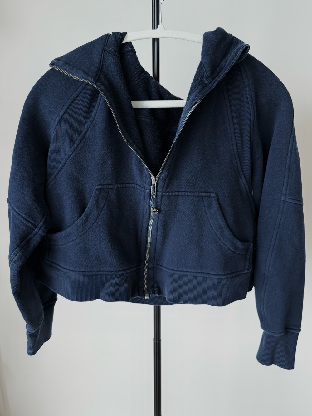 Lululemon Scuba Oversized Full-Zip Hoodie Jacket In True Navy